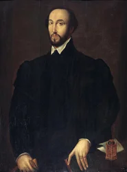 アントワーヌペレノットデグランヴェル（1517-1586）の肖像、オランダの枢機卿および大臣